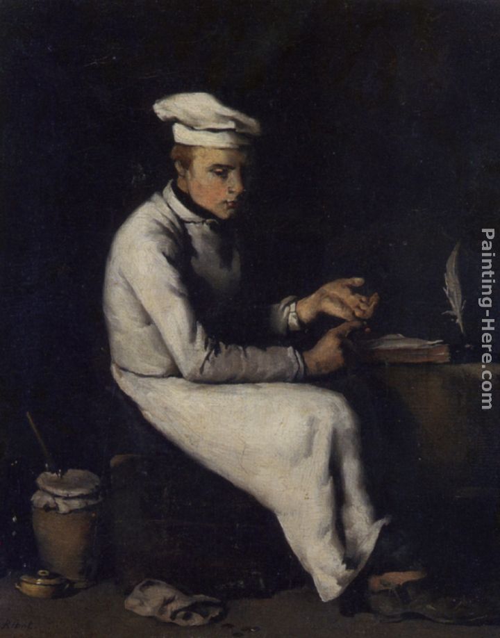 The Cook Accountant painting - Theodule Augustine Ribot The Cook Accountant art painting
